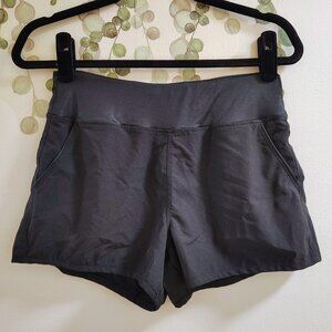 Kyodan Black Athletic Shorts P/S Pull On Stretch Running Workout Pockets